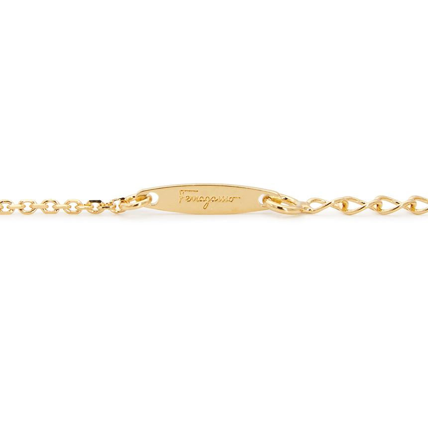 Ferragamo Gancini Pendant Necklace for Women 76 0133 001 0696658