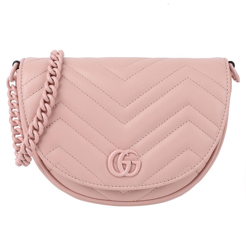 GUCCI GG Marmont Matelassé Chain Mini Crossbody Bag 746431 AACX4 5909
