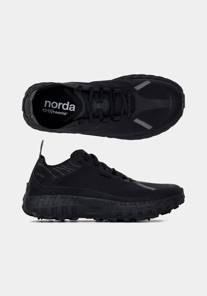 norda Stealth Black Low-Top Sneakers 001AM STEALTH BLACK
