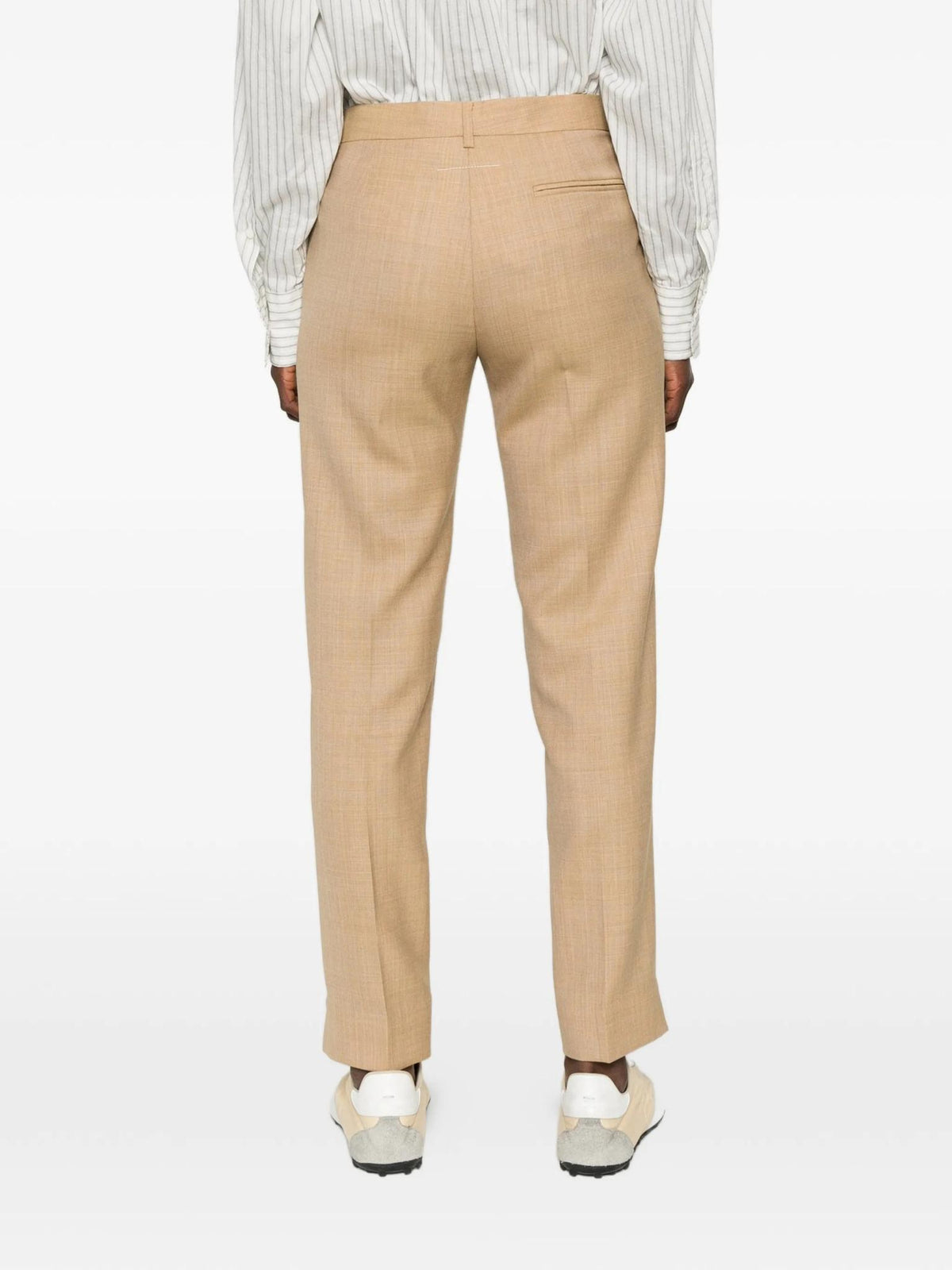 Maison Margiela Black Wool Classic Tailored Trousers