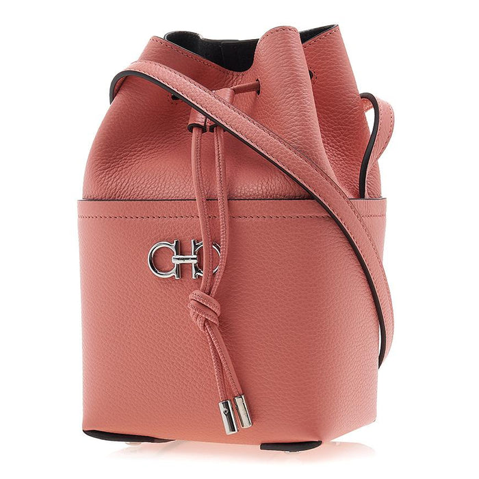 Ferragamo Gancini Mini Bucket Bag Women’s Shoulder Bag 21 2970 CORALLO 0759919