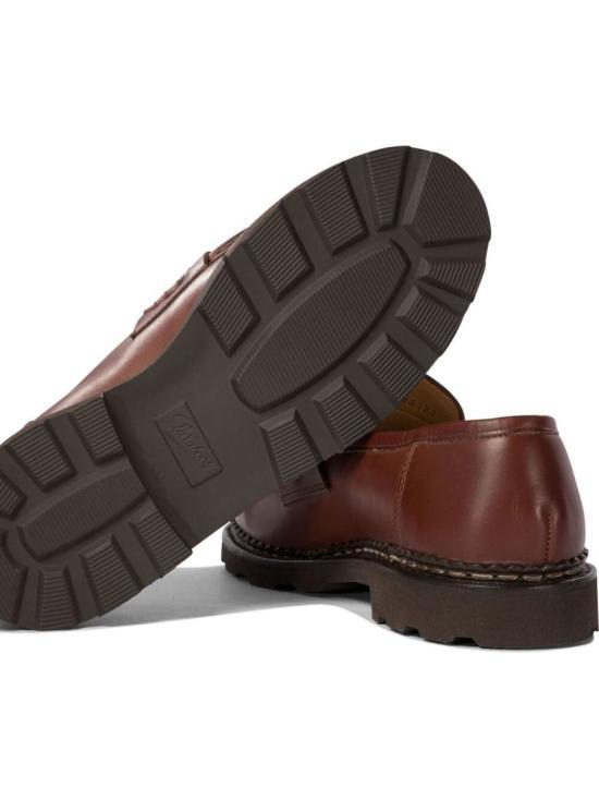 PARABOOT REIMS Leather Loafers Mens Black 099403 DOM