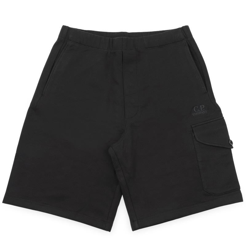 CP Company Men’s One-Pocket Cargo Shorts Black 20CMSB029A 005086W 999