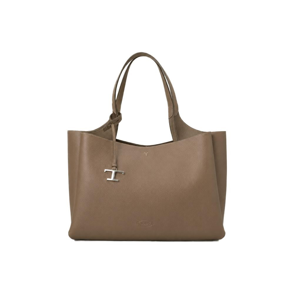 Tods Timeless Medium Shopper Tote Bag Brown XBWAPAF9300 QRI 4L64