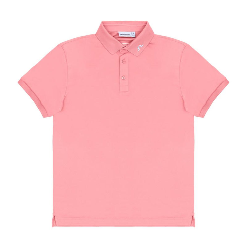 J LINDEBERG Men’s Short Sleeve Polo Shirt Navy Cotton