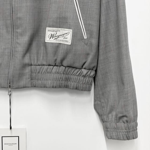 WOOYOUNGMI Wool-Poly Blend Banding Jacket for Men W261JP10 912G