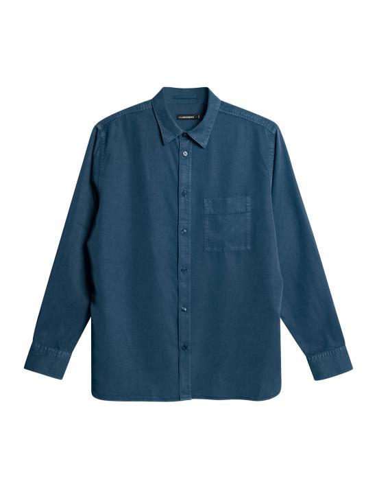 J LINDEBERG Men’s Long Sleeve Shirt FMST12605O551 KEY LARGO DOM