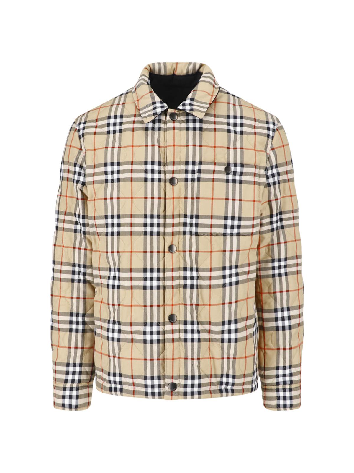 BURBERRY Black Down Puffer Jacket for Men