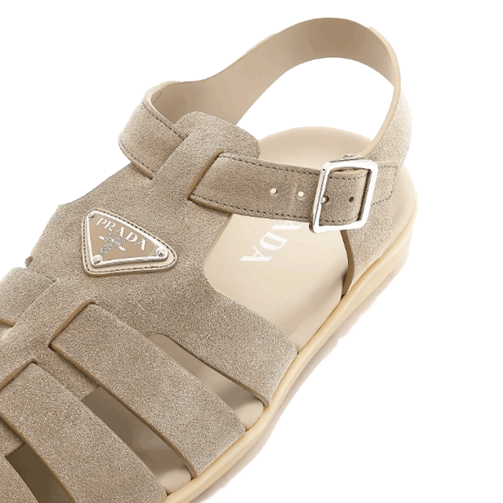 PRADA suede fisherman sandals for men 2X3119 054 F0F24