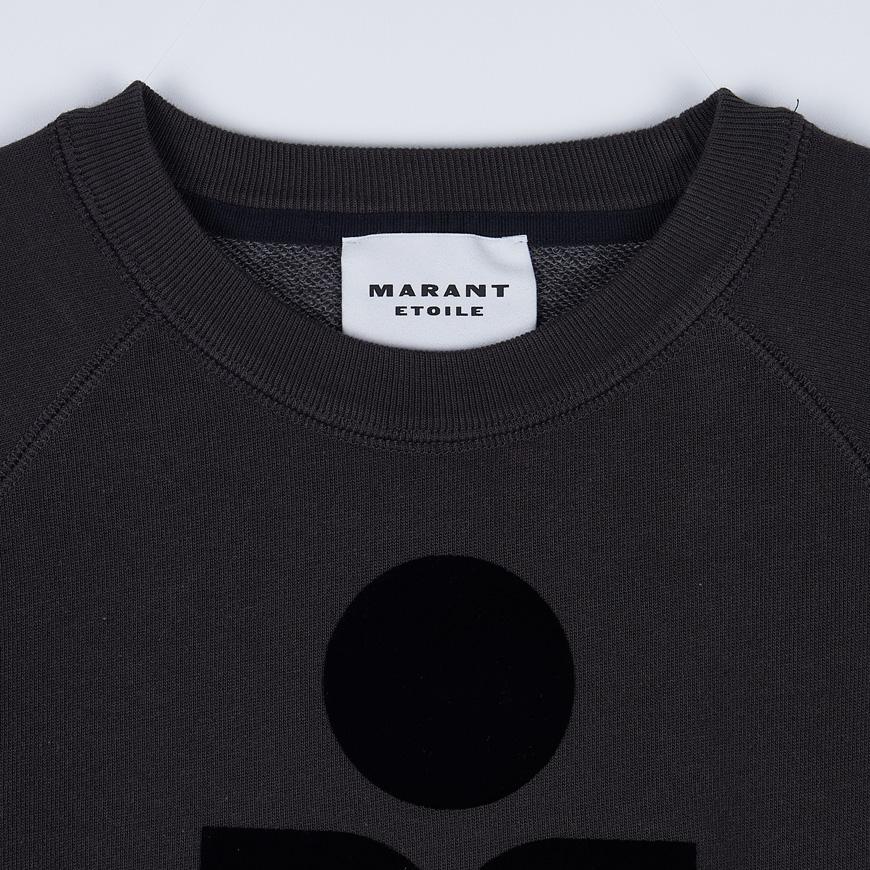 Isabel Marant Women’s Milini Crewneck Sweatshirt Black Cotton