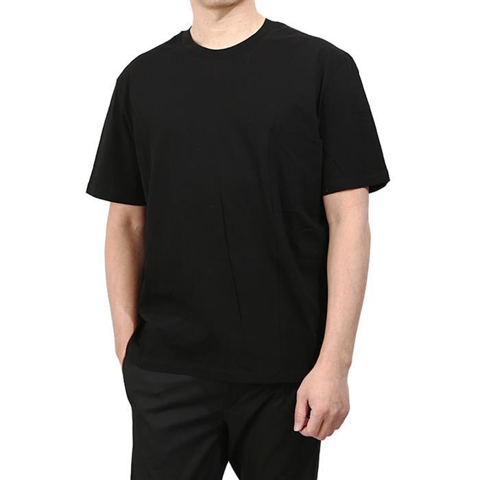 JIL SANDER Black Cotton Short Sleeve Crewneck T-Shirt