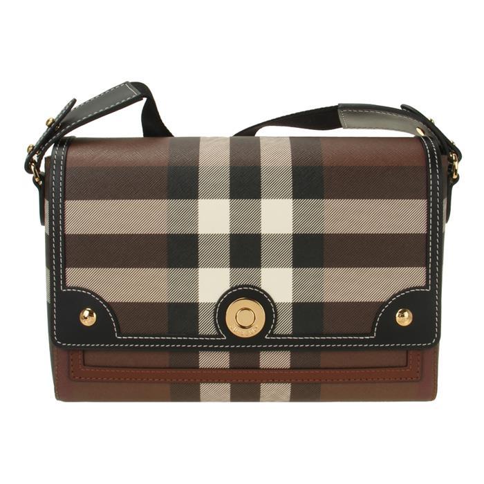 BURBERRY Note Shoulder Bag Women’s Leather Handbag