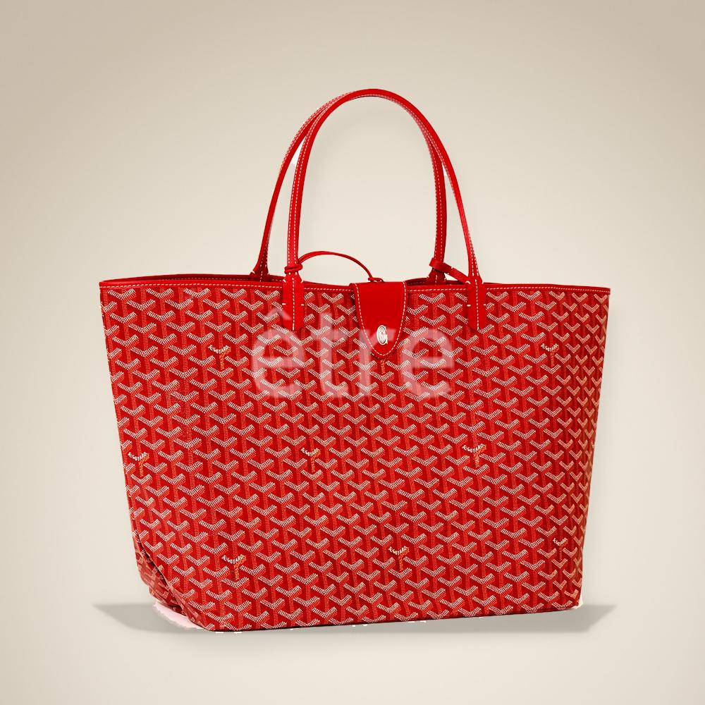 GOYARD Saint Louis GM Tote Red Women’s Canvas Tote Bag