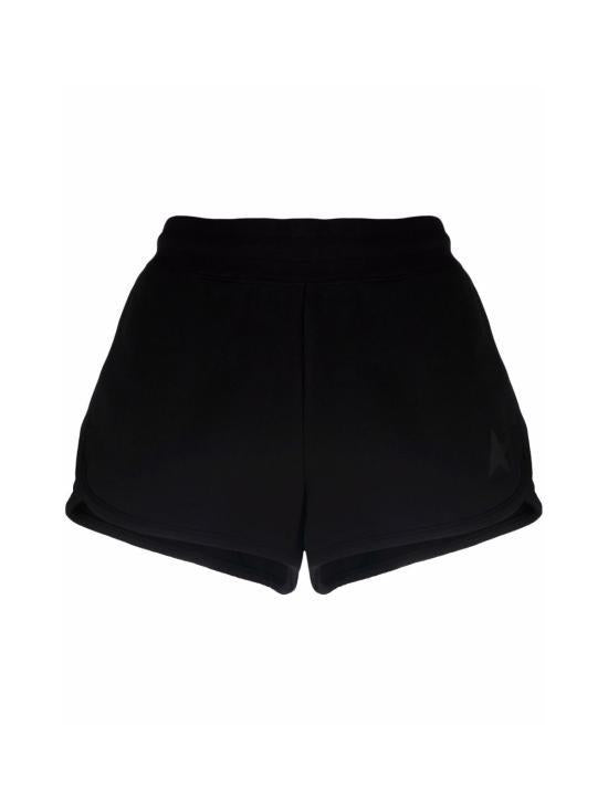 GOLDEN GOOSE White Black Diana Star Collection Shorts