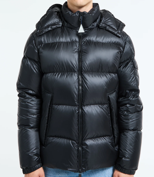 Moncler Quilted Down Puffer Jacket Black Men’s