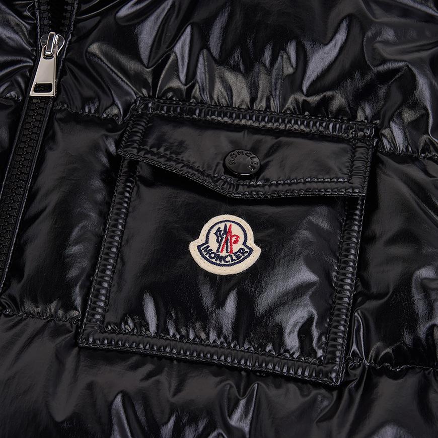 Moncler Women’s Padded Mix Zip-Up Cardigan Jacket Black