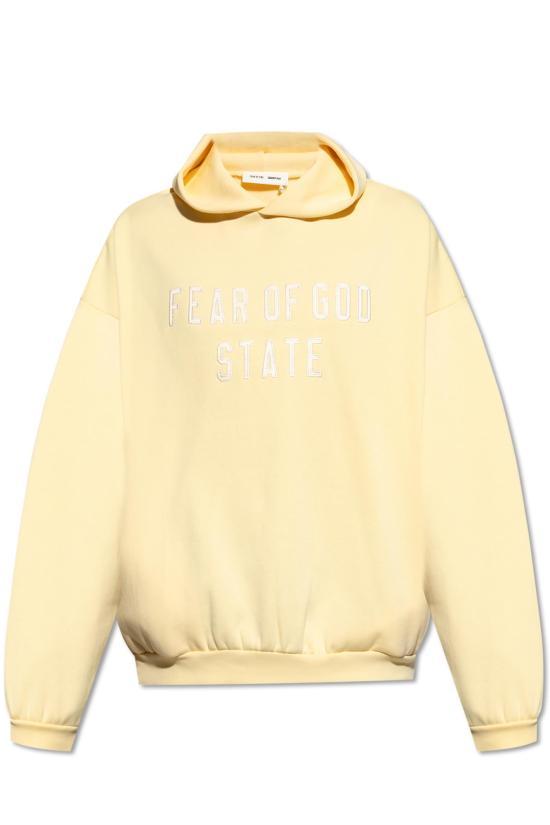 Fear of God Fleece Zip-Up Hoodie Garden Yellow Women’s