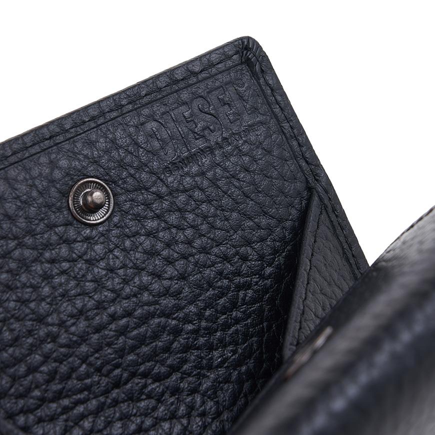 DIESEL HISSU Leather Coin Case Wallet for Men X10300 P0685 T8013