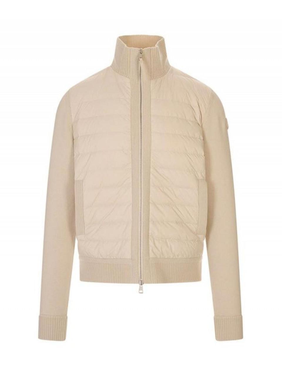 Moncler Padded Wool Cardigan Jacket for Men