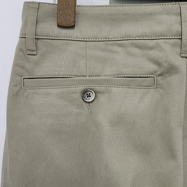 AMI Men’s Cotton Straight Chino Pants Clay Color Classic Pants