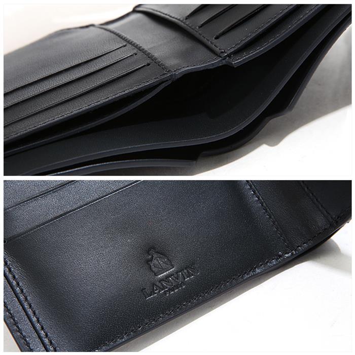 Lanvin Men’s Leather Bifold Wallet LM SLA8CS CRIV A14 39