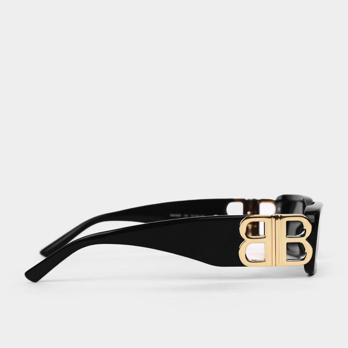 BALENCIAGA Dynasty Rectangle Sunglasses Black