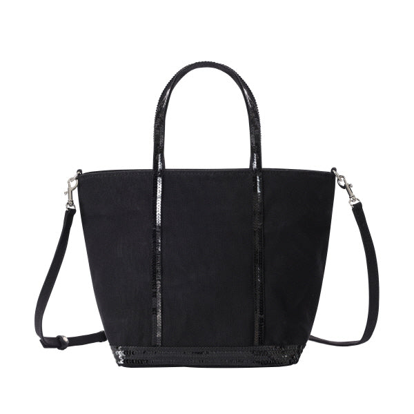 Vanessa Bruno Cabas Petit Canvas Tote Bag for Women 0PVE01 V40435 999