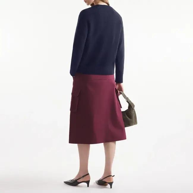 Maison Kitsune Baby Fox Navy Cardigan Women’s Knit