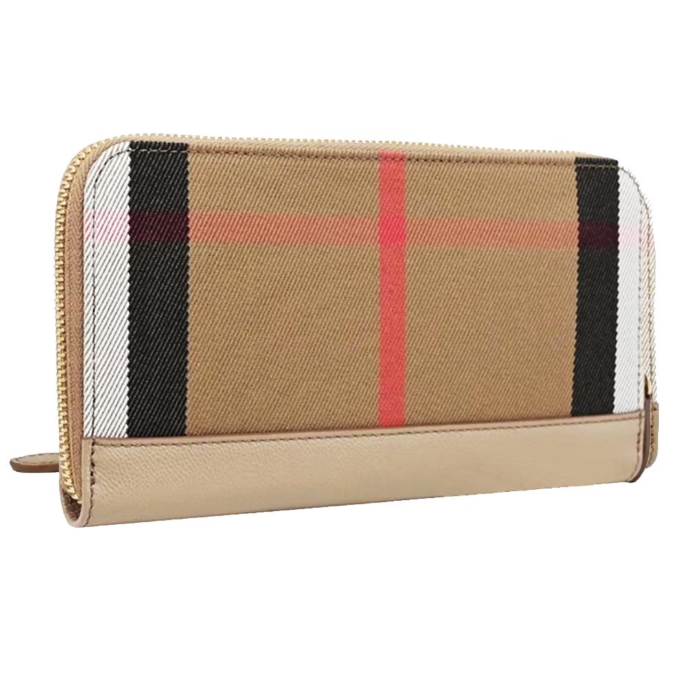 BURBERRY Vintage Check Card Holder Chestnut Beige 8084519