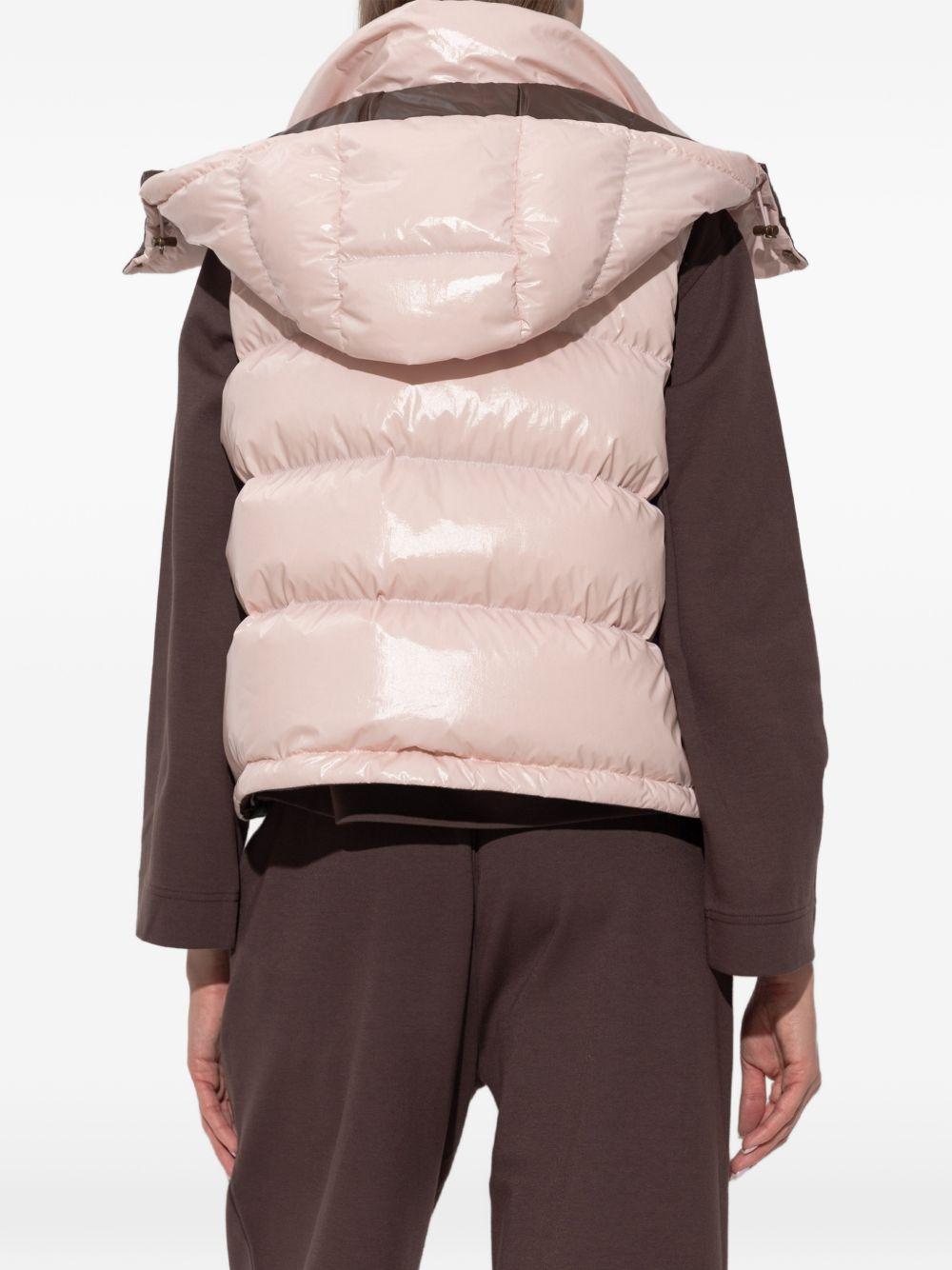 Moncler Black Down Puffer Vest for Women