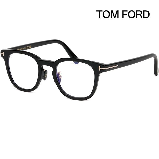 TOM FORD Blue Light Blocking Asian Fit Black Acetate Eyeglass Frame TF5922KB 001