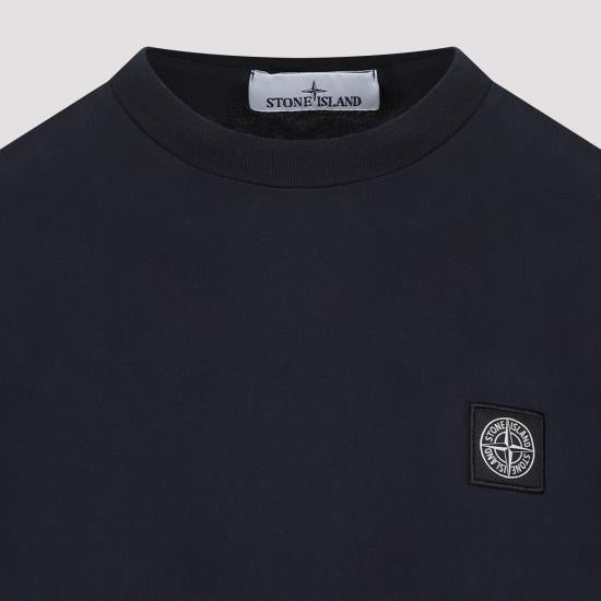 STONE ISLAND Short Sleeve T-Shirt Men’s 801524113A0020 NAVY BLUE DOM