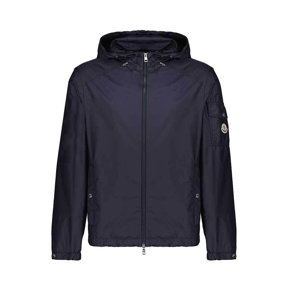 Moncler Navy Windbreaker Ediache Jacket Men