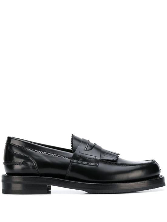 OUR LEGACY Black Leather Loafers M2197LB BLACK DOM