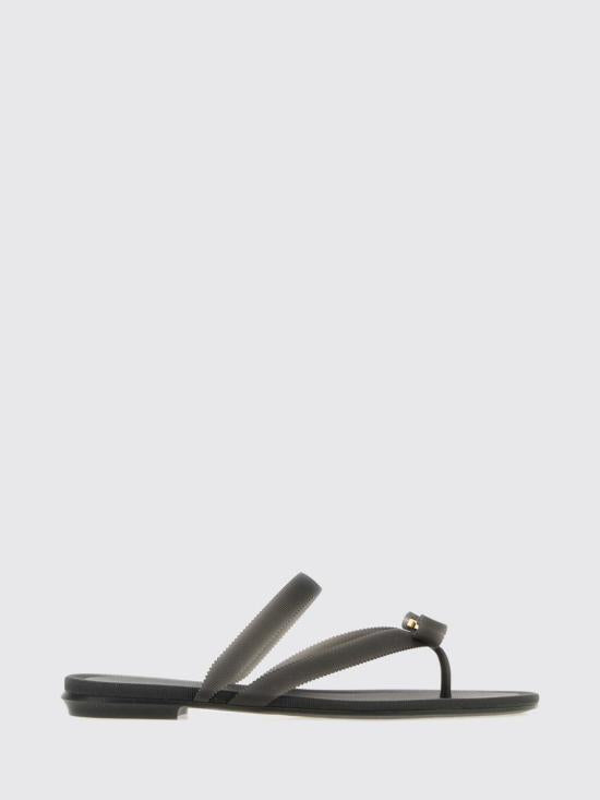 Ferragamo Leather Sandals for Women 01L859 794396 BLACK DOM