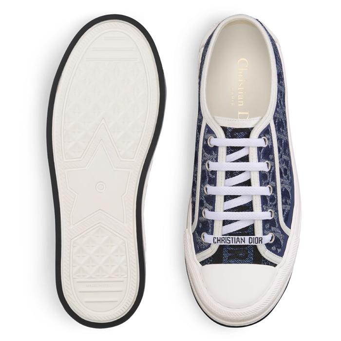 DIOR Platform Low-Top Sneakers KCK386DJE 30B DENIM
