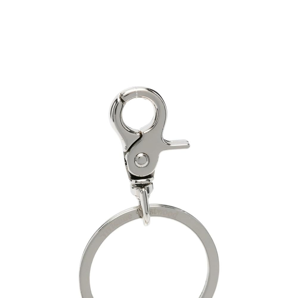 Vivienne Westwood I Love Orb Keyring Silver-Tone Green Keychain