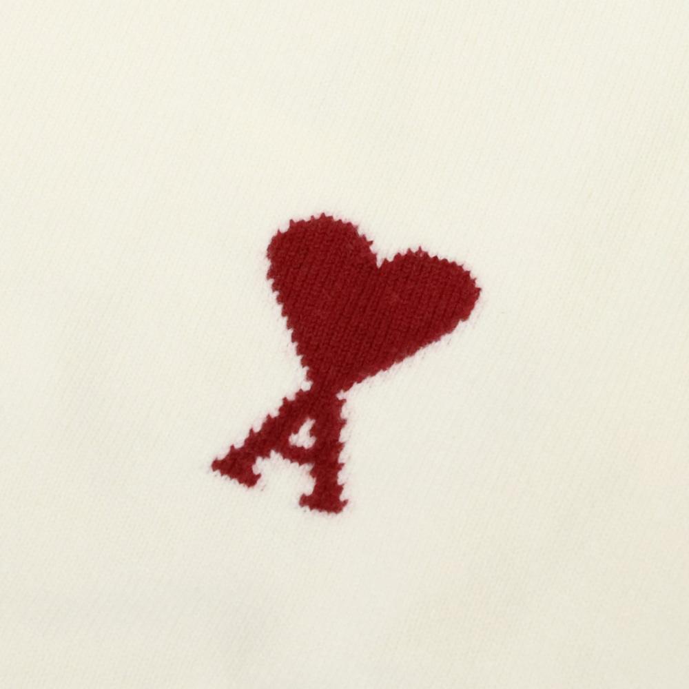 AMI Big Heart Logo Unisex Crewneck Knit Sweater
