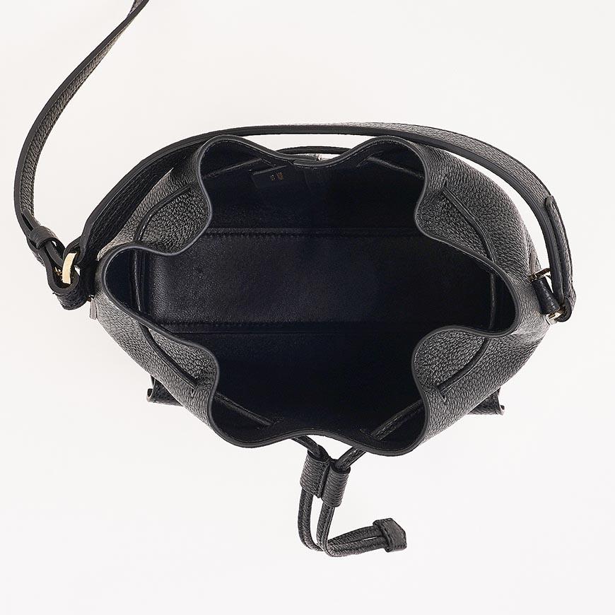 Ferragamo Women’s Hug Multi-Pocket Bucket Bag Black Leather