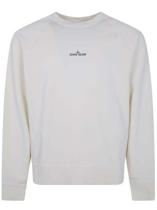 STONE ISLAND Ivory Long Sleeve Sweatshirt L2S156100008 S0466 V0093