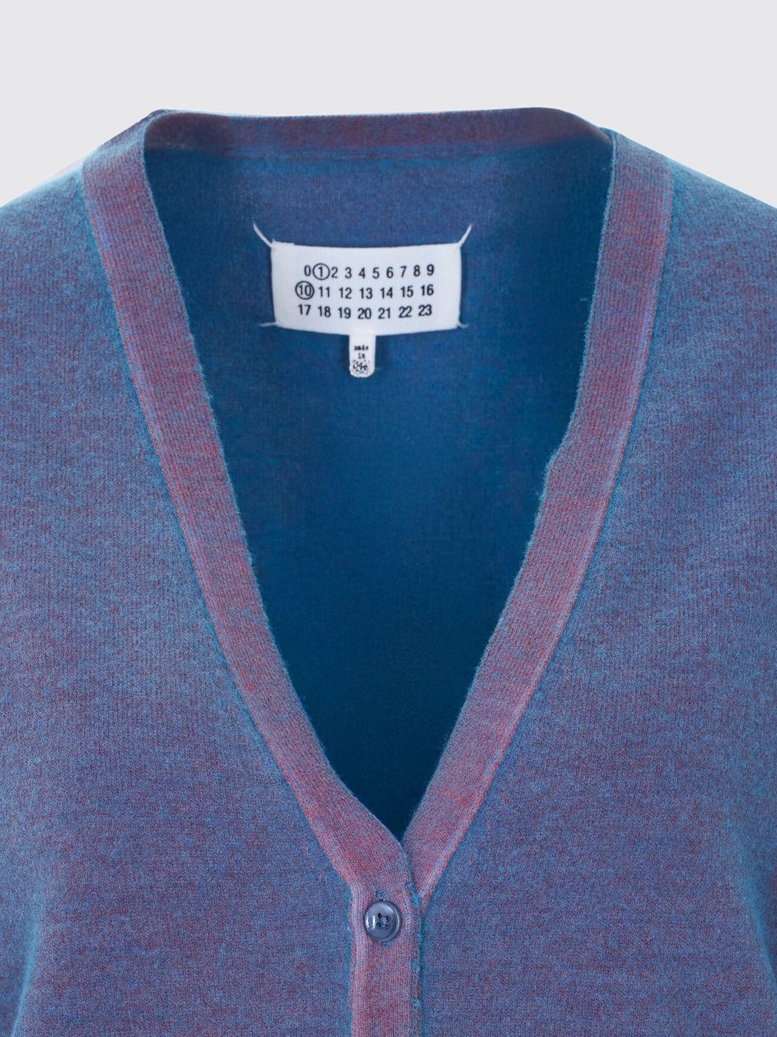 Maison Margiela Black Wool Knit Cardigan