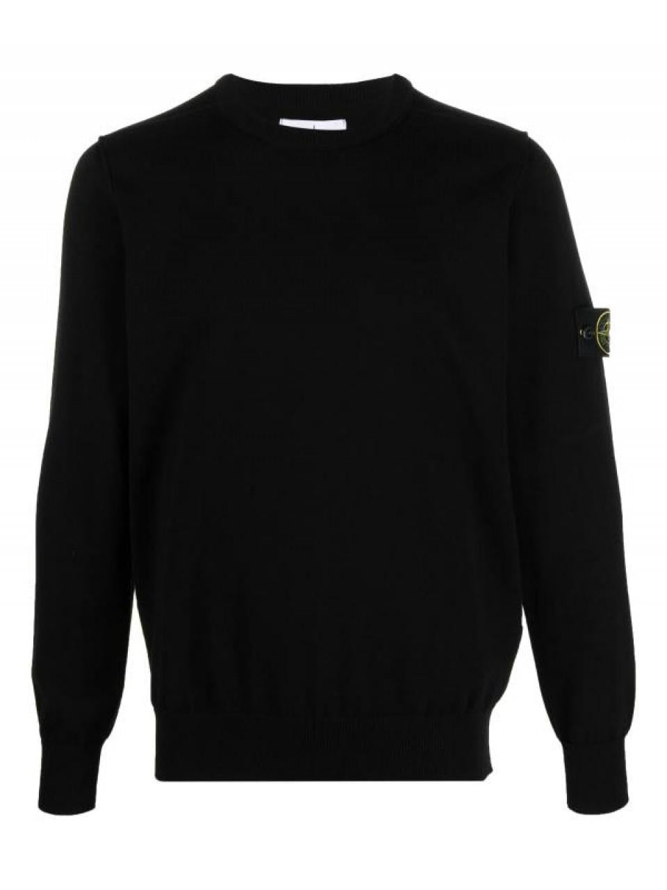 STONE ISLAND Organic Soft Cotton Crewneck Sweater Men’s