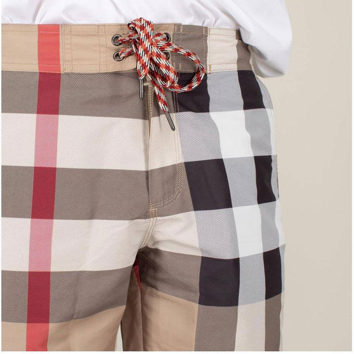 BURBERRY Check Swim Shorts Men’s Swimwear