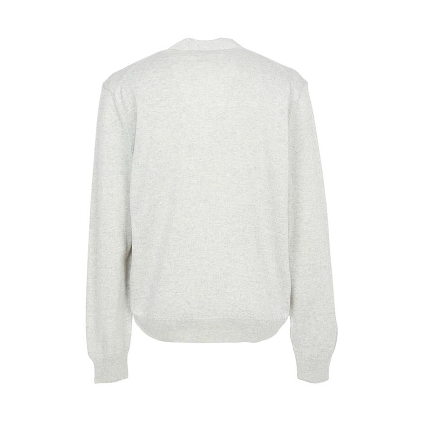 Maison Kitsune Fox Head Logo Wool Cardigan Men