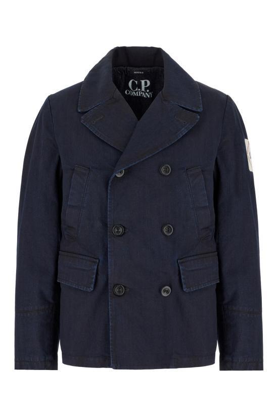 CP Company 34 Plated Denim Peacoat 19CMOW146A 110466W D08