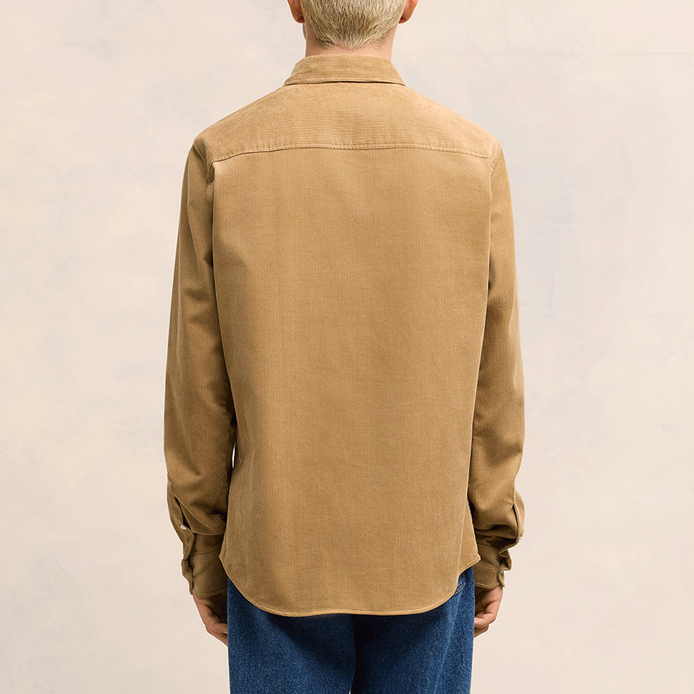 AMI Corduroy Classic Fit Long Sleeve Shirt