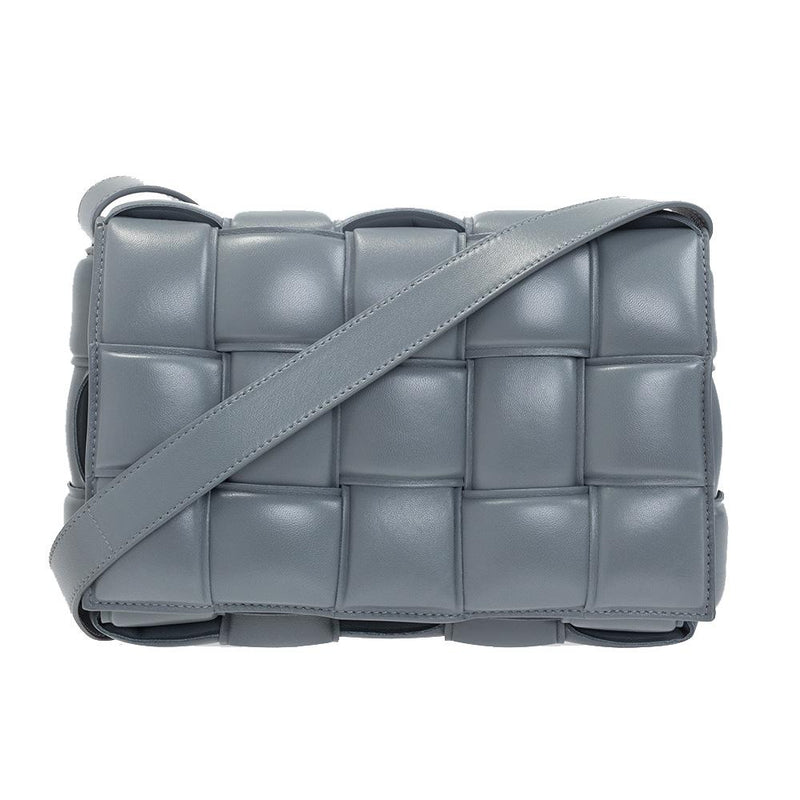 Bottega Veneta Padded Cassette Bag Gray Crossbody