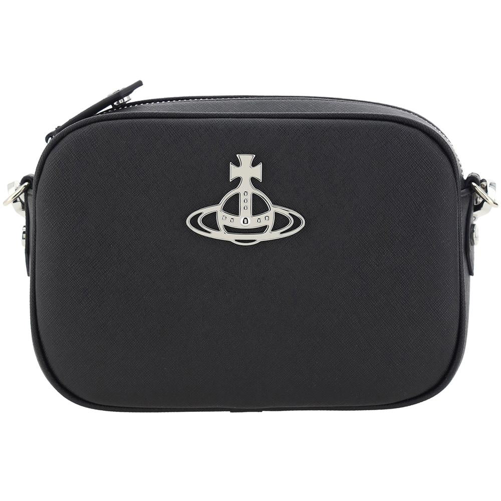 Vivienne Westwood ORB Logo ANNA Camera Shoulder Bag 48020003U S000B N401
