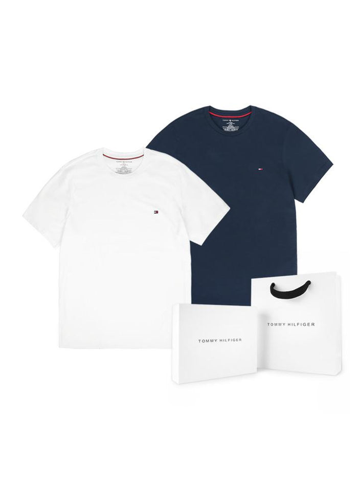 TOMMY HILFIGER Men’s Short Sleeve T-Shirt 2-Pack Gift Set