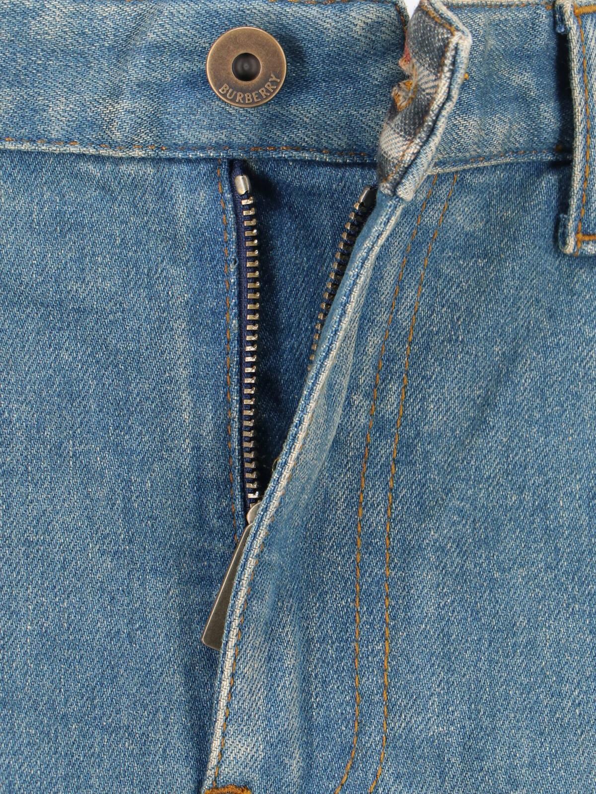 BURBERRY Blue Denim Jeans Women’s Pants